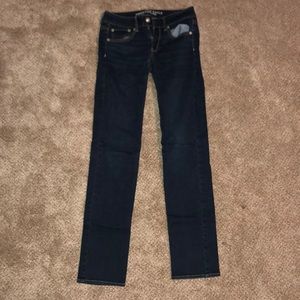 AE straight leg long jeans!
